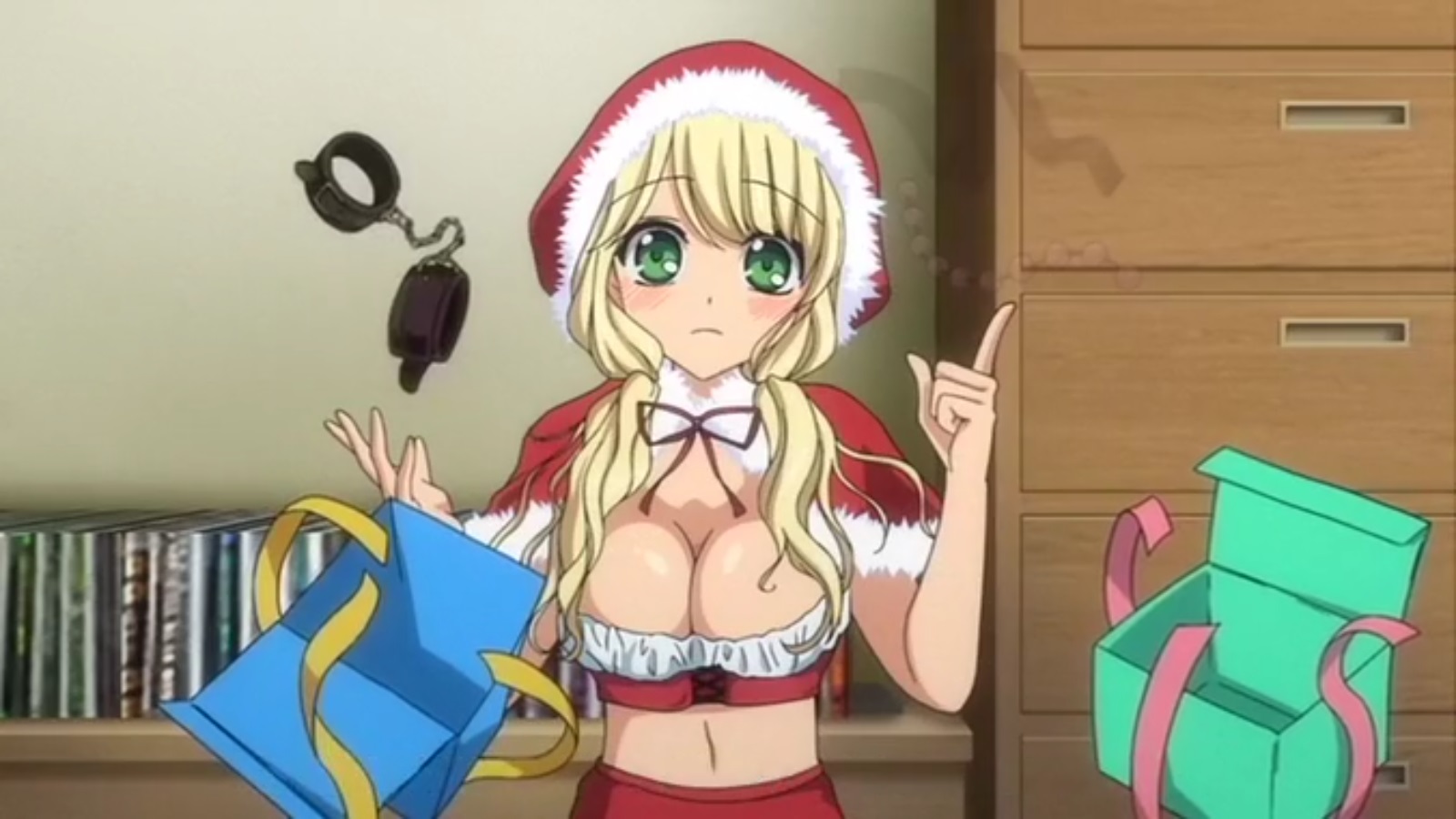 1600px x 900px - Big Tits Blonde Miss Hentai Video Santa - HentaiVideo.tv